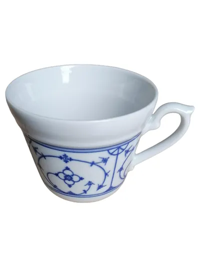 Schirnding Tasse Porzellan blaues Zwiebelmuster Klassisch Mehrfarbig