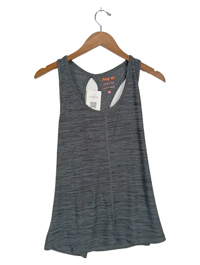 BLWR Damen Sportshirt Grau M Sport Fitness Tank Top