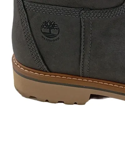 Timberland Chamonix Valley Damen Schneestiefel Grau Gr. 36 Leder Fell