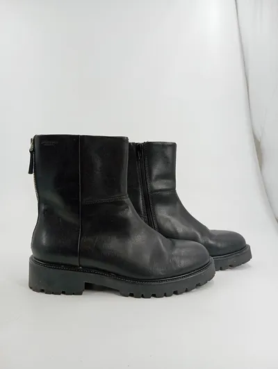 Vagabond Damen Stiefelette Gr. 39 Schwarz Casual Boots Reißverschluss