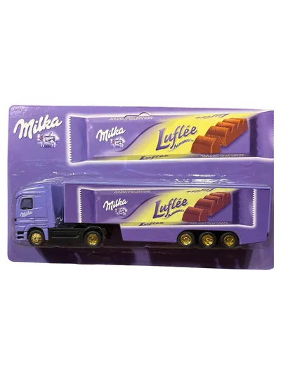 Albedo Luflee LKW Spielzeugauto Lila Kunststoff 19 cm Neu OVP
