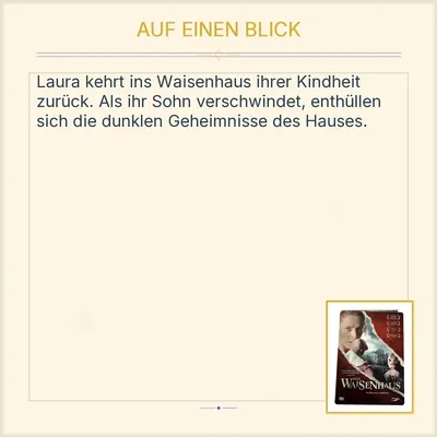 Das Waisenhaus DVD Horrorfilm J.A. Bayona Senator Guillermo del Toro