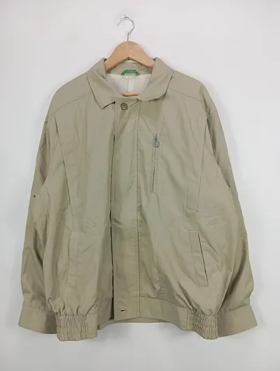 CANDA Herren Leichte Jacke Gr. 54/XXL Beige Casual Übergangsjacke