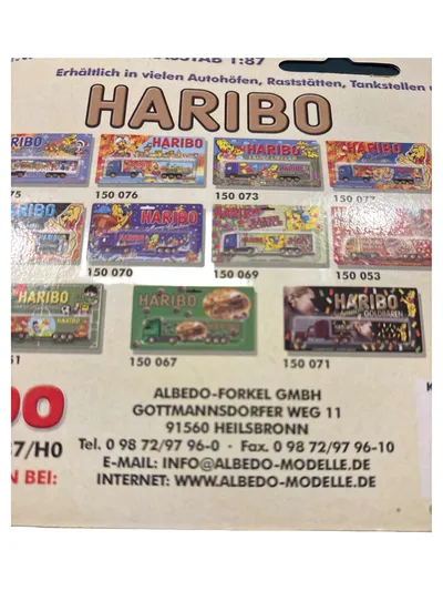 Haribo Kapt'n Goldbar LKW Spielzeugauto Modellauto Mehrfarbig 24cm
