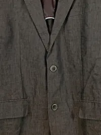 Andrew James Sakko Herren Braun Gr. 52 XL Casual Knopf Polyester 3