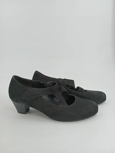 Gabor Damen Ballerinas Schwarz Gr. 40 Klassisch Mary Jane OptiFit Comfort