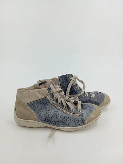Rieker Damen Sneaker high Gr. 36 Mehrfarbig Casual Lochmuster Reißverschluss