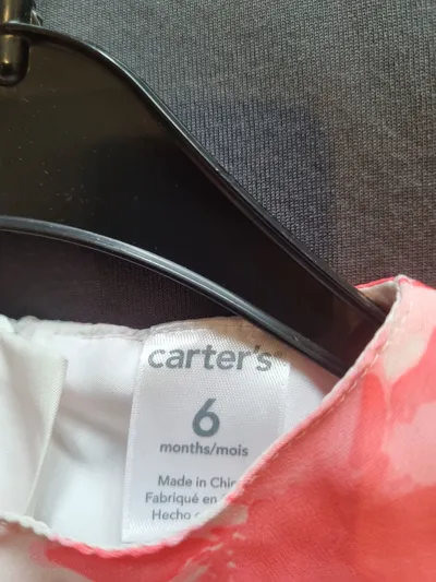 Carter's Mädchen festliches Kleid Gr. 68 pink floral
