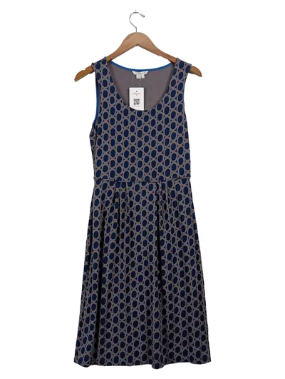 Boden Damen Businesskleid Gr. 38 M Mehrfarbig Geometrisches Muster Ärmellos