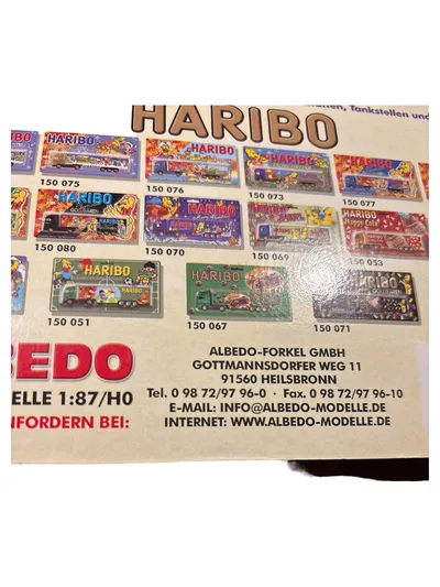 Haribo LKW Bären Schule Limitierte Edition Spielzeugauto Metall