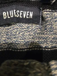Blue Seven Kinder Kapuzenpullover Gr. 140 Blau Gestreift Hoodie Baumwolle 6