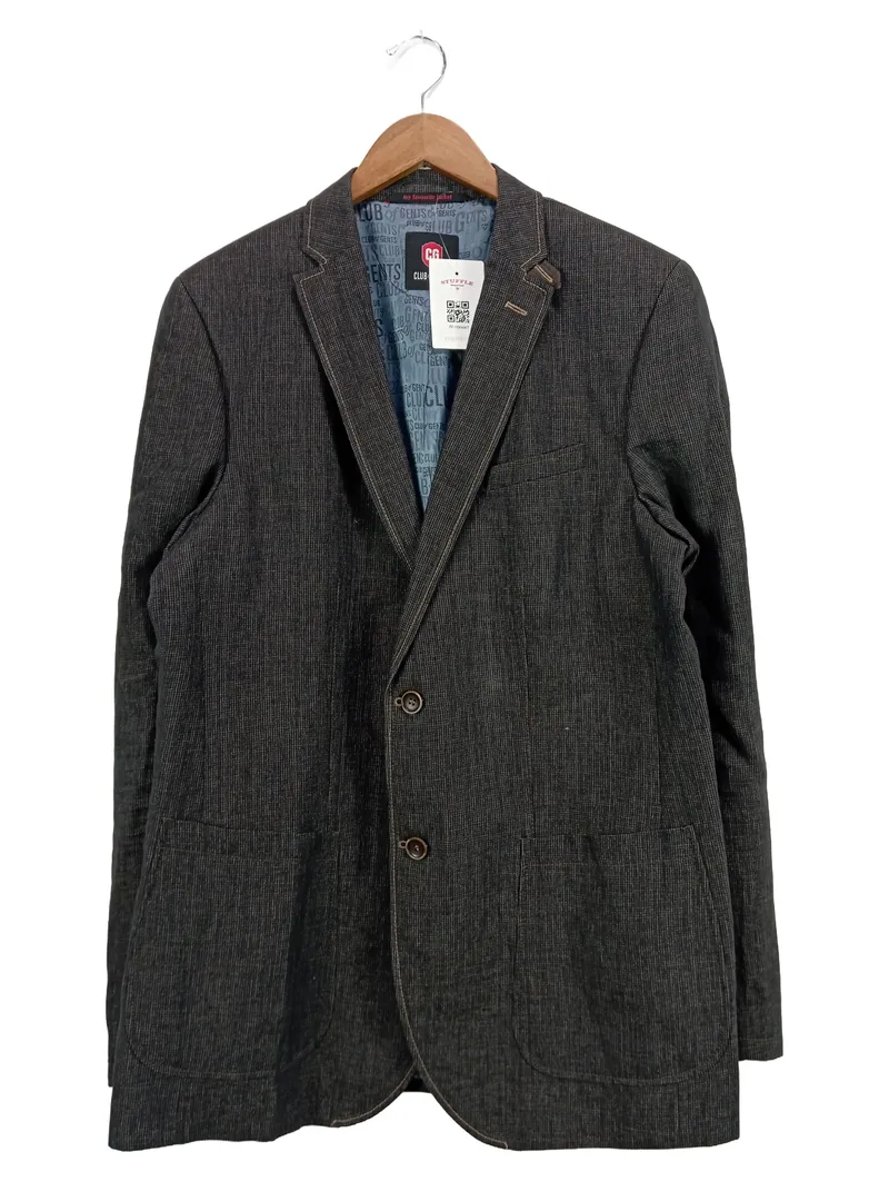 Club of Gents Sakko Herren Gr. 44 Grau Business 1