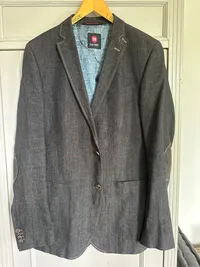 Club of Gents Sakko Herren Gr. 44 Grau Business 2
