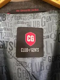 Club of Gents Sakko Herren Gr. 44 Grau Business 3