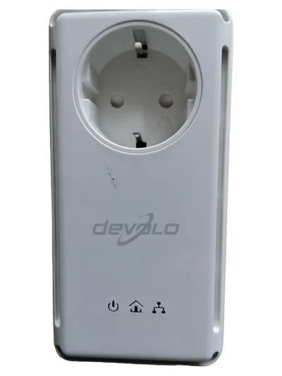 devolo dLAN 200 AVplus Powerline Netzwerk Adapter weiß gebraucht
