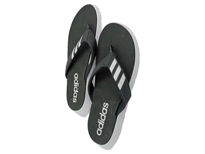 Adidas Zehentrenner Herren Gr. 43 Schwarz Sportlich Badeschuhe Sandalen