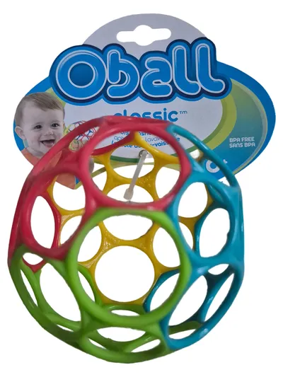 Oball Classic Greifball Greifling Baby Mehrfarbig Kunststoff BPA-frei