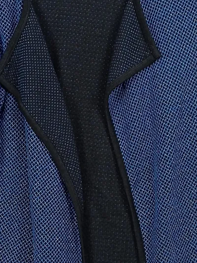 AMY VERMONT Damen Strickjacke Gr. 44/XXL Blau Casual Modern Elegant