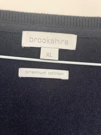 Brookshire Damen Strickjacke Blau Gr. 42/XL Casual Wolle Cardigan 5