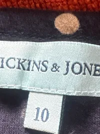Dickins & Jones Damen Freizeitkleid Gr. 38/M Blau Punkte Baumwolle 3