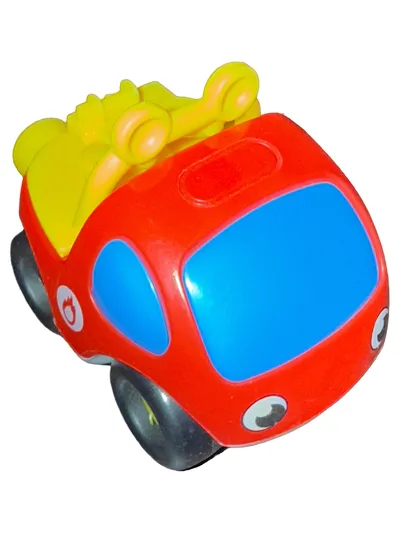 BIG Abschleppwagen Spielzeugauto Kunststoff Mehrfarbig 9x6cm Kinder