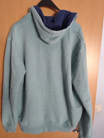 Redwood Herren Kapuzenpullover Hoodie Reißverschluss Türkis Gr. XL