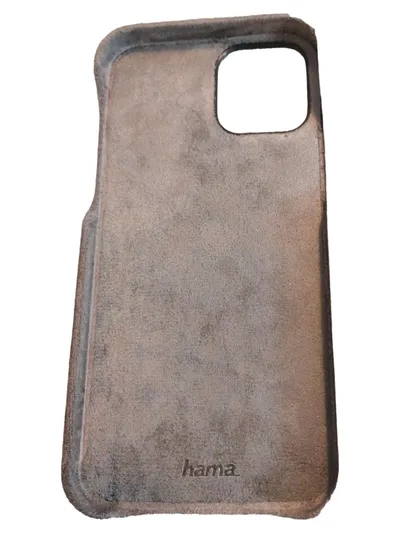 Hama Schutzhülle iPhone 12/12 Pro Elegant Braun Uni Leder-Optik