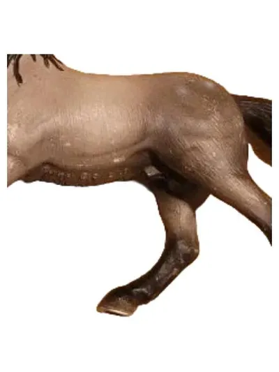 Schleich Pferd Mustang Stute Grau Schwarze Mähne Spielfigur 17cm