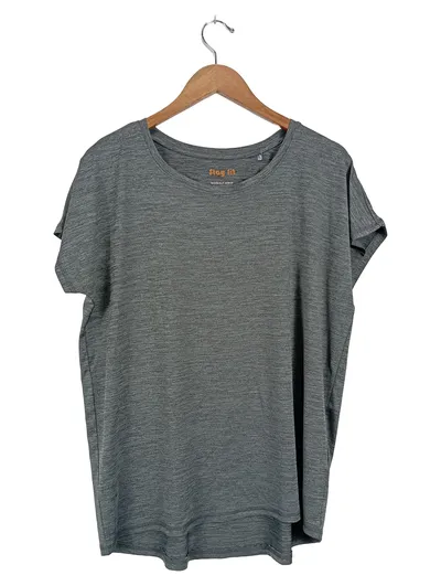 BLWR Damen Sport Shirt Grau Gr. 40/L Stay Fit Workout Wear