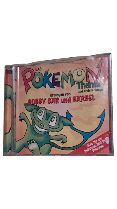 Pokemon Thema Kindermusik CD Bobby Bar Barbel Lieder ab 6 Jahre