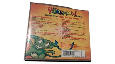Pokemon Thema Kindermusik CD Bobby Bar Barbel Lieder ab 6 Jahre