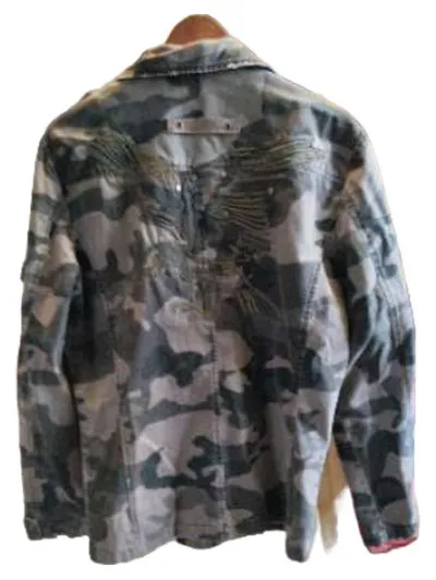 Sublevel Herren Tarnjacke Camouflage Military Jacke Gr. S Baumwolle