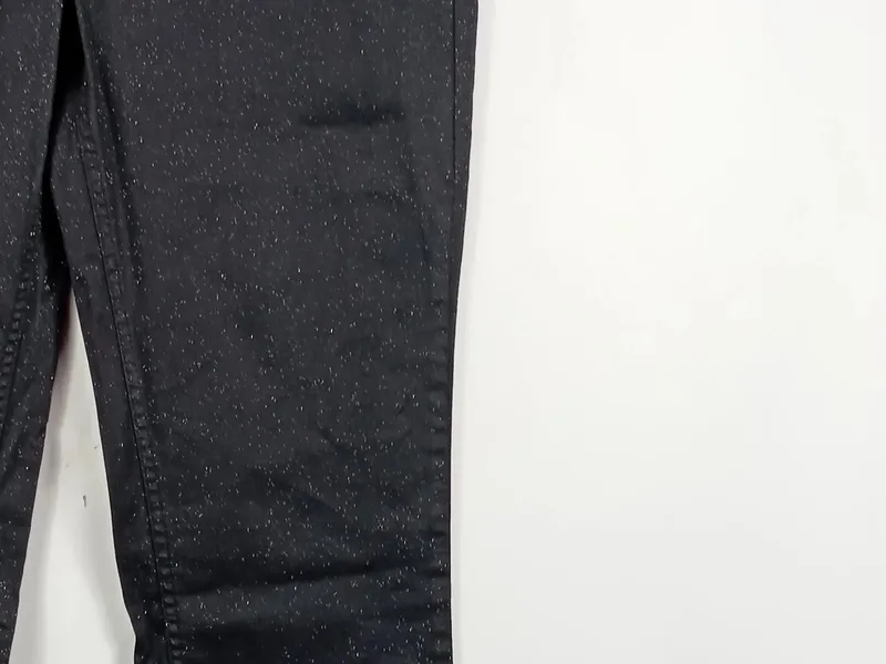 Basler Damen Stoffhose Elegant Schwarz Gr. 44 Glitzer Business Hose 3