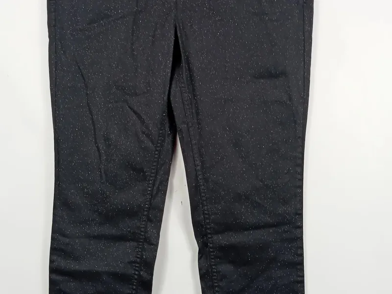 Basler Damen Stoffhose Elegant Schwarz Gr. 44 Glitzer Business Hose 5