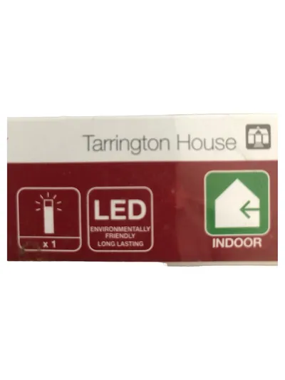 Tarrington House LED Stern Figur Weiß 9cm Adventsbeleuchtung Weihnachten