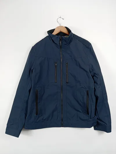 Tom Tailor Herren Arbeitsjacke Blau Gr. 50/L Praktisch Übergangsjacke