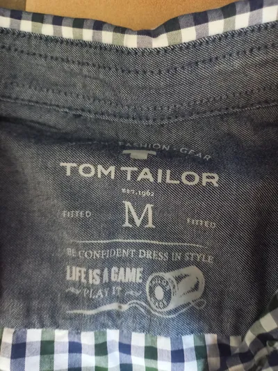 TOM TAILOR Karohemd Herren Langarm M Mehrfarbig Casual