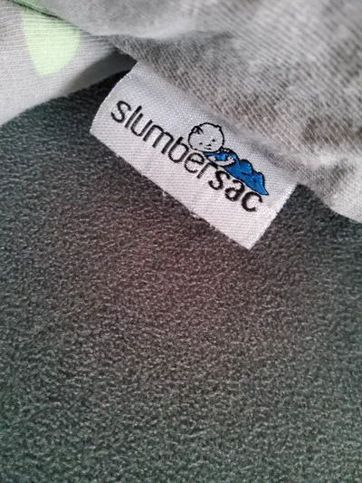 Slumbersac Baby Schlafsack Gr. 90 Safari Tiermotive Grau Baumwolle