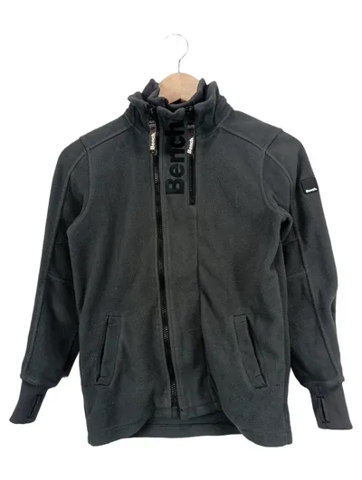 Bench Fleecejacke Kinder Gr. 140 Grau Outdoor Reißverschluss