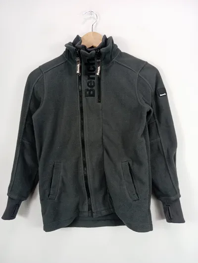 Bench Fleecejacke Kinder Gr. 140 Grau Outdoor Reißverschluss
