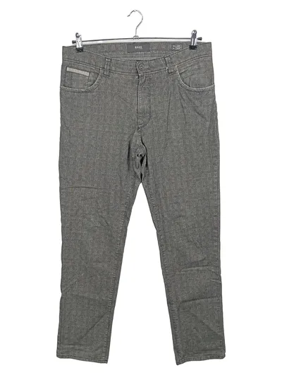 BRAX Herren Jeans Regular Fit Grau Gr. 52 Casual