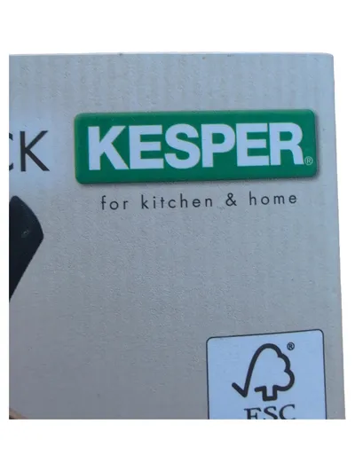 Kesper Messerblock Bambus Holz Universal Messerhalter Küche Beige