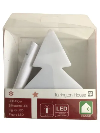 Tarrington House LED-Figur Silhouette Weiß Weihnachtlich Adventsbeleuchtung