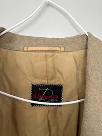 d'Avenza Sakko Damen Gr. 44 Beige Business Blazer Meliert 2