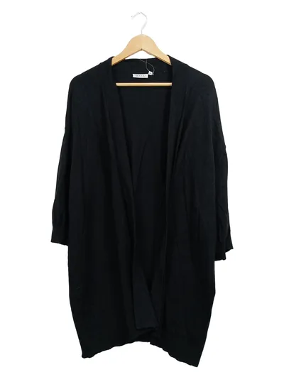 Masai Damen Strickjacke Gr. S Schwarz Casual 3/4-Arm