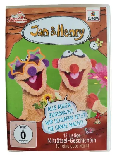 Jan & Henry DVD 13 Miträtsel-Geschichten Sandmännchen Kinder Serie