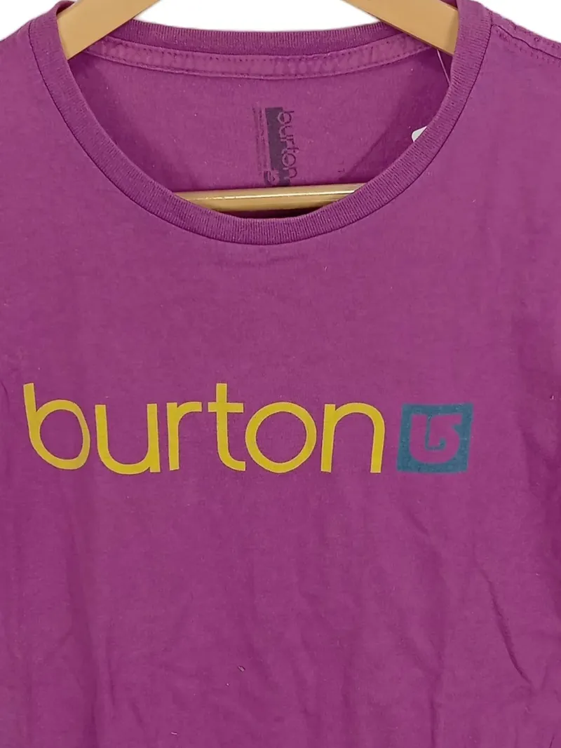 Burton Damen T-Shirt Gr. 36/S Pink Casual Logo-Print 4