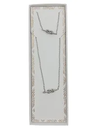 PURELEI Schmuckset Damen Kette Silber Minimalistisch 1