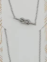 PURELEI Schmuckset Damen Kette Silber Minimalistisch 3