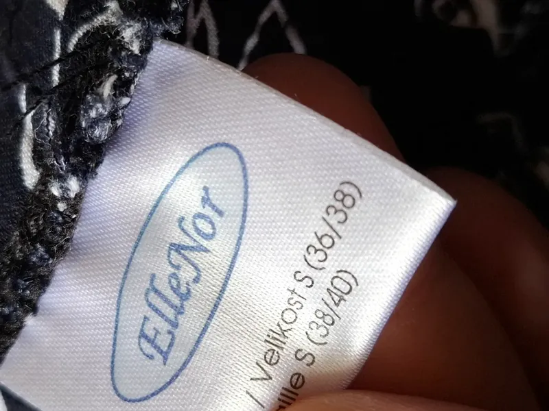Ellenor Damen Stoffhose Gr. 36 Blau Blumenmuster Casual Viskose Hose 4